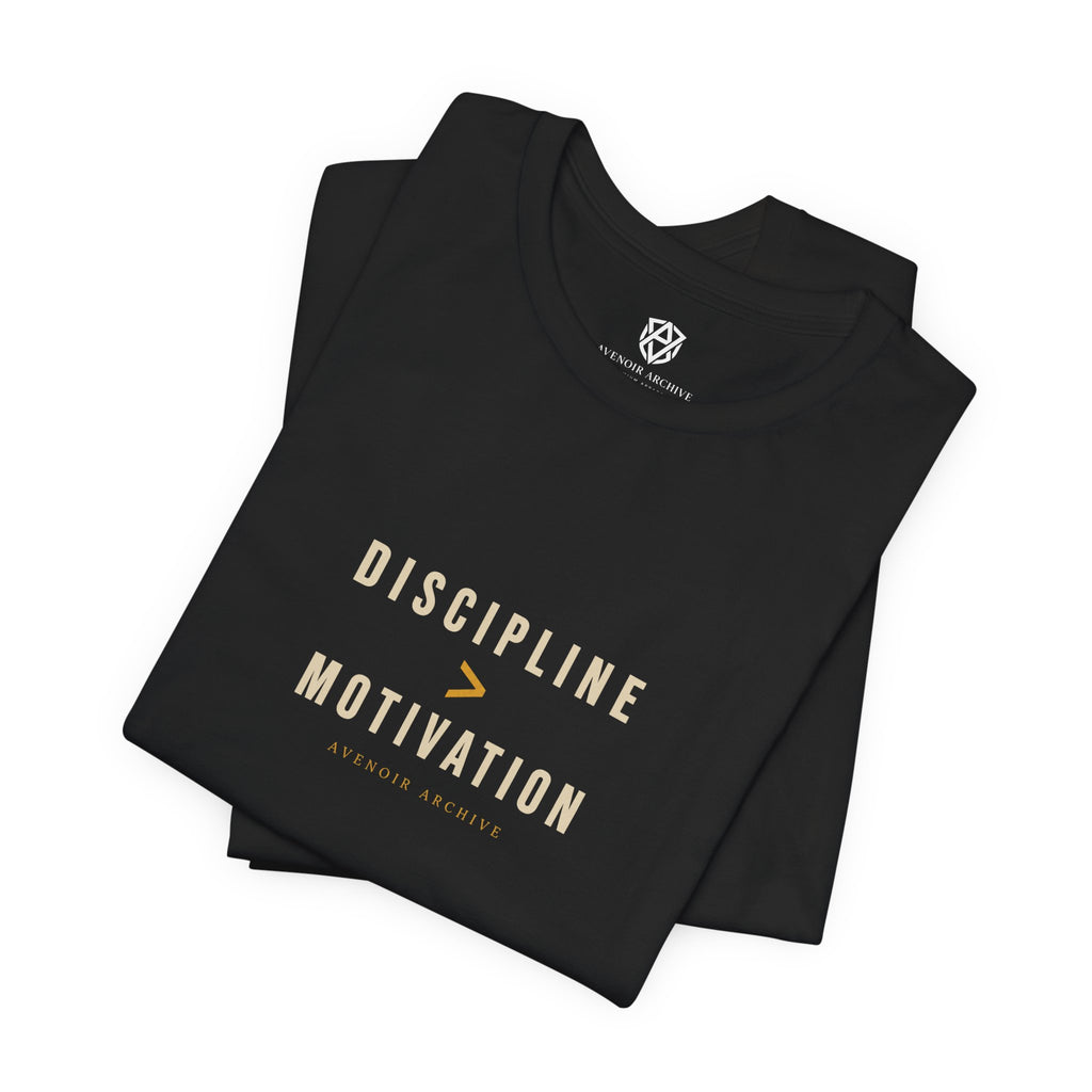Discipline > Motivation Tee