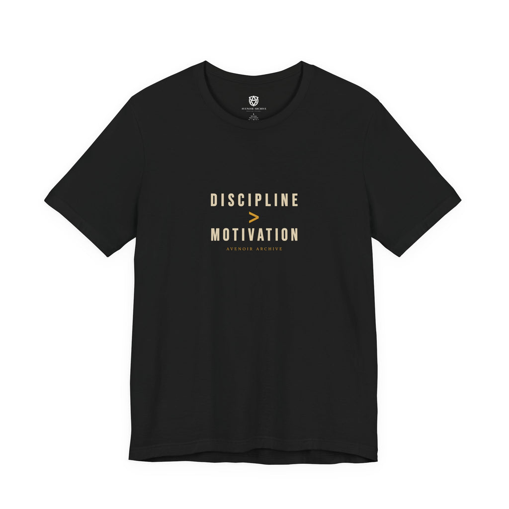 Discipline > Motivation Tee