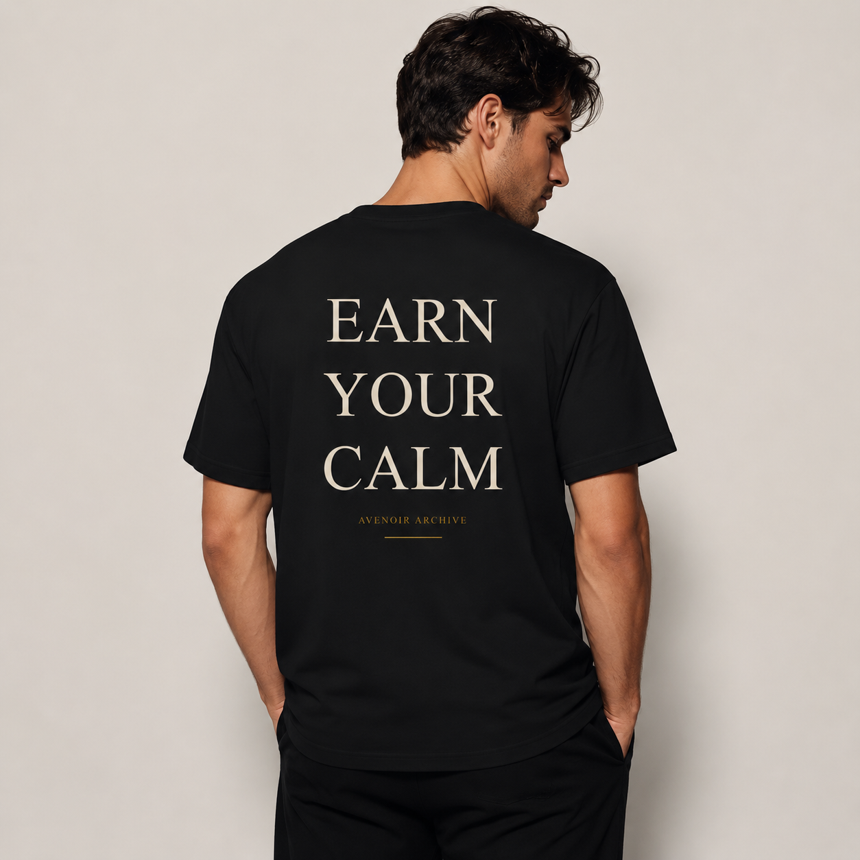 Earn Your Calm Oversized Tee