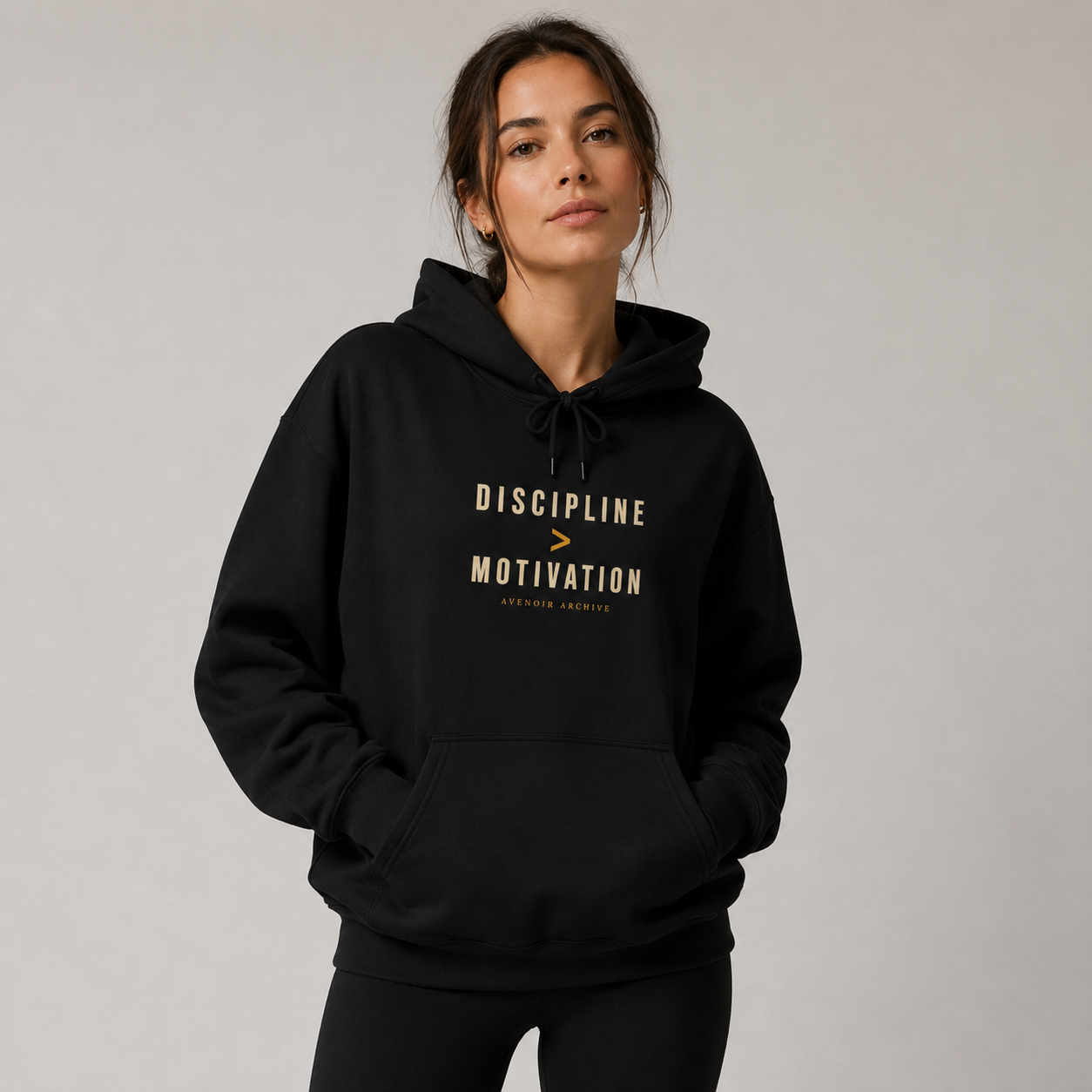 Discipline > Motivation Hoodie