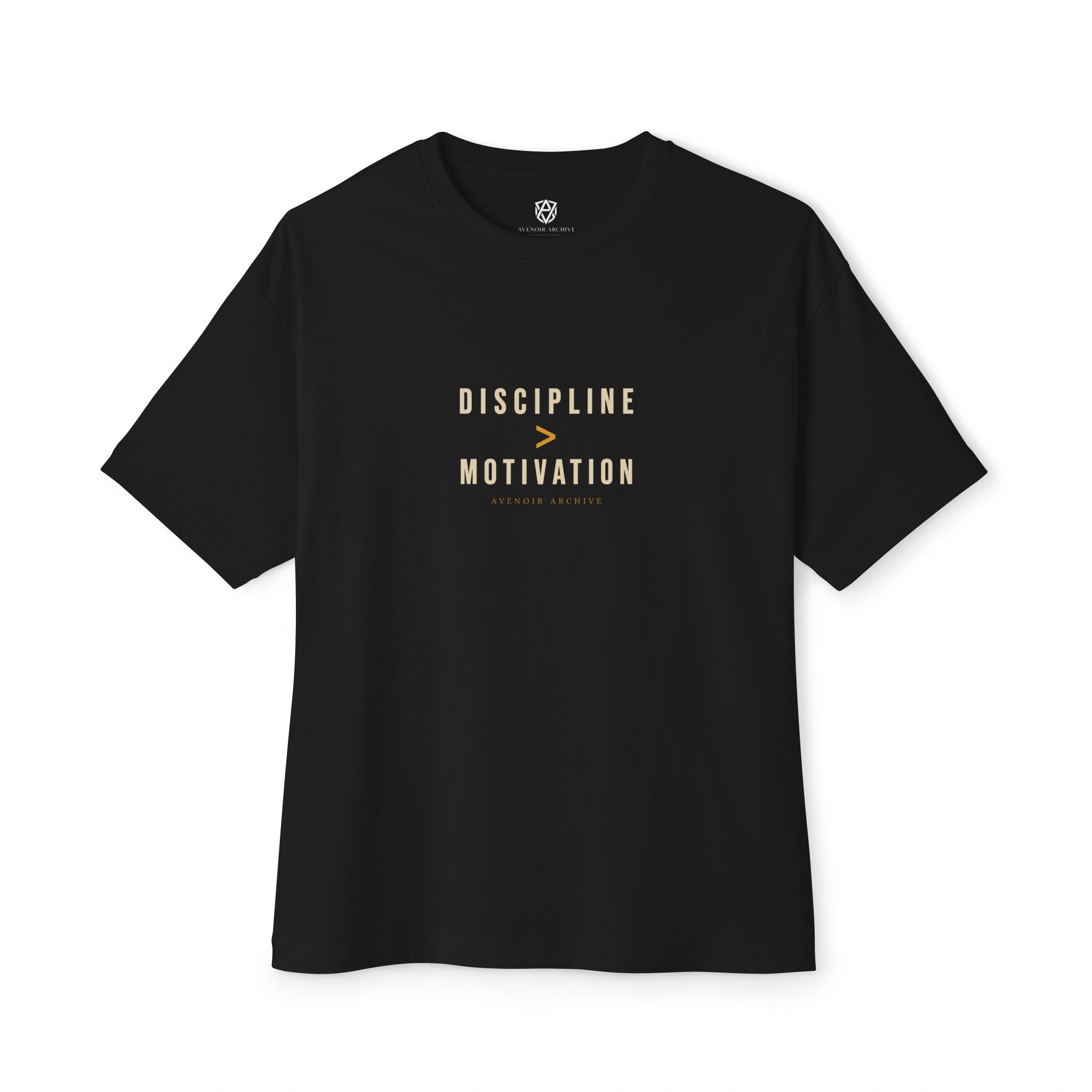Discipline > Motivation Oversized Tee